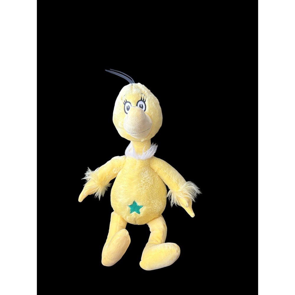 Dr Seuss Daisy-Head Mayzie Yellow Bird Plush Kohl's Cares 2016 Stuffed Animal
